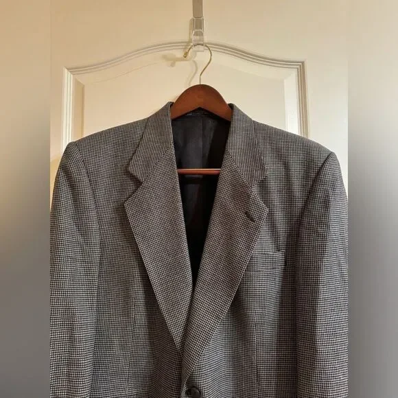 Vintage Lana Moda Collection By Peter Derano Mens Blazer Size 40S - Picture 2 of 14